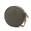 Saint Laurent Chevron Grain De Poudre Round Vinyle Camera Bag Secondhand