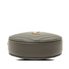 Saint Laurent Chevron Grain De Poudre Round Vinyle Camera Bag Secondhand