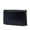 Prada Saffiano Vernice Flip Lock Wallet on Chain Clutch Secondhand