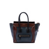 Celine Mini Tricolor Leather Luggage Tote Secondhand