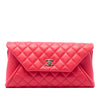 Chanel Quilted Lambskin Fold Up Again Clutch Secondhand