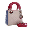 Dior Mini Tricolor Lambskin Cannage Lady Dior Secondhand