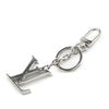 Louis Vuitton Stainless Steel LV Initials Key Holder And Bag Charm Secondhand