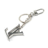 Louis Vuitton Stainless Steel LV Initials Key Holder And Bag Charm Secondhand