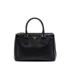 Prada Small Saffiano Lux Galleria Double Zip Satchel Secondhand