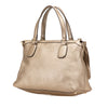 Gucci Small Metallic Leather Soho Working Satchel Secondhand