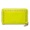 Valentino Leather Rockstud Zip Around Wallet Secondhand