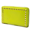 Valentino Leather Rockstud Zip Around Wallet Secondhand