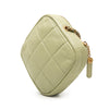 Chanel CC Quilted Lambskin Diamond Clutch with Chain Secondhand