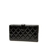 Chanel CC Quilted Patent Brilliant Continental Wallet Secondhand