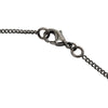 Chanel CC Ruthenium Plated Pendant Necklace Secondhand