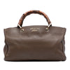 Gucci Medium Calfskin Bamboo Shopper Satchel Secondhand