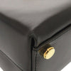 Ferragamo Leather Gancini Top Handle Bag Secondhand