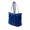 Prada Saffiano Trimmed Tessuto Zip Top Convertible Tote Secondhand