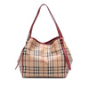 Secondhand Burberry Small Haymarket Check Coated Canvas Canterbury Tote