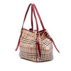 Secondhand Burberry Small Haymarket Check Coated Canvas Canterbury Tote