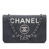 Chanel Denim Deauville Wallet On Chain Secondhand