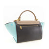 Celine Small Tricolor Leather Trapeze Satchel Secondhand