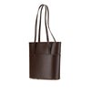 Secondhand Burberry House Check Trimmed Leather Shoulder Bag