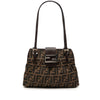 Fendi Small Zucca Canvas Shoulder Bag Secondhand