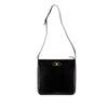 Ferragamo Croc Embossed Leather Gancini Crossbody Secondhand