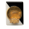 Chanel CC Bicolor Acrylic Rectangular Clip On Earrings Secondhand