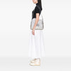 Chanel Medium Metallic Glazed Calfskin Perforated Rodeo Drive Satchel Secondhand