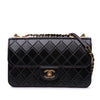 Chanel Embossed Calfskin Single Flap Secondhand