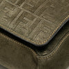 Fendi Zucca Suede Messenger Bag Secondhand