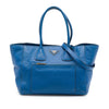 Prada Soft Calf Front Pocket Shopping Tote Secondhand