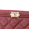 Chanel Medium Quilted Caviar Boy O Case Clutch Secondhand