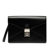 LOEWE Leather Anagram Envelope Wristlet Clutch Secondhand