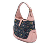 Gucci Limited Edition Mini GG Denim Embroidered Floral Jackie 1961 Crossbody Secondhand