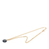 Chanel CC Gold Plated Resin and Faux Pearl Round Pendant Necklace Secondhand