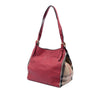 Secondhand Burberry Small Leather and House Check Canvas Canterbury Tote