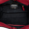 Burberry Small Derby Calfskin and House Check Canvas Canterbury Tote Secondhand