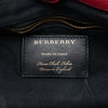 Burberry Small Derby Calfskin and House Check Canvas Canterbury Tote Secondhand