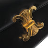 Celine Large Shiny Calfskin Triomphe Claude Shoulder Bag Secondhand