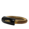Chanel Gold Plated Logo Ring Secondhand