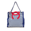 Chanel Paris Venice CC Canvas Mariniere Chain Tote Secondhand