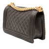 Chanel Old Medium Quilted Lambskin Boy Flap Secondhand