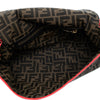 Fendi Medium Zucca Canvas Fluo Trim Baguette Satchel Secondhand