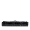 Chanel Laser Cut Camellia Patent East West Flap Secondhand