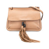 Gucci Medium Leather Bamboo Daily Crossbody Secondhand