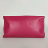 Yves Saint Laurent maxi clutch bag in fuchsia leather