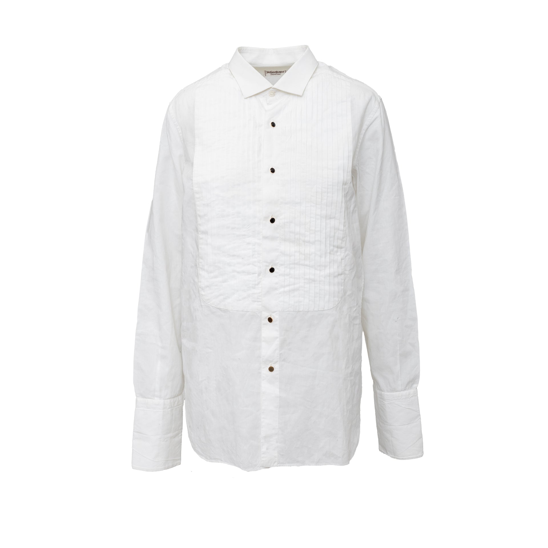 Yves Saint Laurent Tuxedo Shirt - '10s | Luxury Vintage | Her-Age Yves Saint Laurent Tuxedo Shirt - '10s | Luxury Vintage | Her-Age