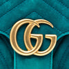 Secondhand Gucci Medium GG Marmont Matelasse Velvet Shoulder Bag