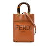 Fendi Mini Leather Sunshine Shopper Tote Secondhand