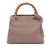 Gucci Small Calfskin Bamboo Shopper Satchel Secondhand