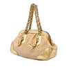 Prada Cinghiale Trimmed Paglia Shoulder Bag Secondhand